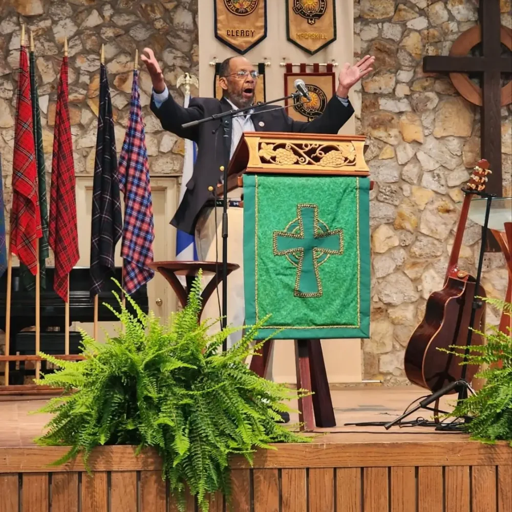 2024 Kirkin' Montreat NC Harold Bost Giving the Sermon